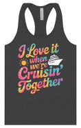 Load image into Gallery viewer, Tie Dye Cruisin' Together Women's Racerback Tank