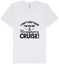 Load image into Gallery viewer, Can't Keep Calm on my Honeymoon Cruise Unisex V-Neck Shirt