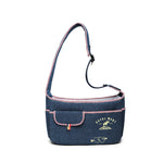Pet Shoulder Carrier Denim Breathable Adjustable Strap