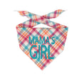 Load image into Gallery viewer, Fall, Winter Plaid Dog Bandana | Luxe Flannel dog bandana is Reversible | Mama's Girl - Southlake Paws
