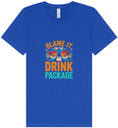 Load image into Gallery viewer, Blame it on the Drink Package Unisex V-Neck Shirt