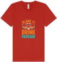 Load image into Gallery viewer, Blame it on the Drink Package Unisex V-Neck Shirt