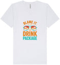 Load image into Gallery viewer, Blame it on the Drink Package Unisex V-Neck Shirt