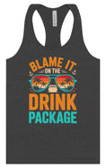 Load image into Gallery viewer, Blame it on the Drink Package Women's Racerback Tank