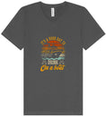 Load image into Gallery viewer, Drink on a Boat Unisex V-Neck Shirt