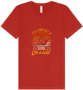 Load image into Gallery viewer, Drink on a Boat Unisex V-Neck Shirt