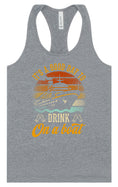 Load image into Gallery viewer, Drink on a Boat Women's Racerback Tank