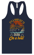 Load image into Gallery viewer, Drink on a Boat Women's Racerback Tank