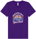 Load image into Gallery viewer, Whatever Floats Your Boat Unisex V-Neck Shirt