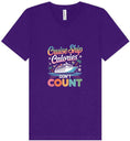 Load image into Gallery viewer, Cruise Ship Calories Don't Count Unisex V-Neck Shirt