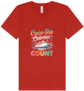 Load image into Gallery viewer, Cruise Ship Calories Don't Count Unisex V-Neck Shirt