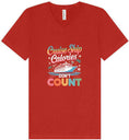 Load image into Gallery viewer, Cruise Ship Calories Don't Count Unisex V-Neck Shirt