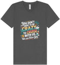 Load image into Gallery viewer, You Don't Have to Be Crazy to Cruise Unisex V-Neck Shirt