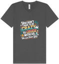 Load image into Gallery viewer, You Don't Have to Be Crazy to Cruise Unisex V-Neck Shirt