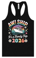 Load image into Gallery viewer, Aw Ship Family Trip 2026 Women's Racerback Tank