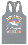 Load image into Gallery viewer, Aw Ship Family Trip 2026 Women's Racerback Tank