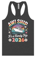 Load image into Gallery viewer, Aw Ship Family Trip 2026 Women's Racerback Tank