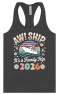 Load image into Gallery viewer, Aw Ship Family Trip 2026 Women's Racerback Tank