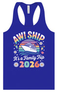 Load image into Gallery viewer, Aw Ship Family Trip 2026 Women's Racerback Tank