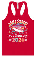Load image into Gallery viewer, Aw Ship Family Trip 2026 Women's Racerback Tank