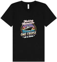 Load image into Gallery viewer, Making Memories, One Cruise at a Time Unisex V-Neck Shirt