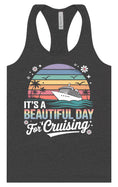 Load image into Gallery viewer, Beautiful Day for Cruising Women's Racerback Tank