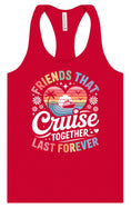 Load image into Gallery viewer, Friends That Cruise Together Women's Racerback Tank