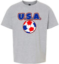Load image into Gallery viewer, USA Soccer Children's Gildan Soft Shirt