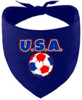Load image into Gallery viewer, USA Soccer Pet Bandana