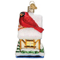 Load image into Gallery viewer, Cardinal Birdhouse Ornament - Southlake Paws