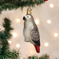 Load image into Gallery viewer, African Grey Parrot Ornament - Southlake Paws