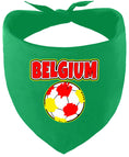 Load image into Gallery viewer, Belgium Soccer Pet Bandana