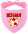 Load image into Gallery viewer, Belgium Soccer Pet Bandana