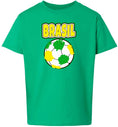 Load image into Gallery viewer, Brazil Soccer Children's Gildan Soft Shirt