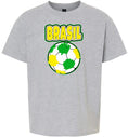 Load image into Gallery viewer, Brazil Soccer Children's Gildan Soft Shirt
