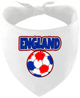 Load image into Gallery viewer, England Soccer Pet Bandana