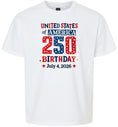 Load image into Gallery viewer, USA 250th Birthday Children's Gildan Soft Shirt