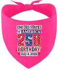 Load image into Gallery viewer, USA 250th Birthday Pet Bandana
