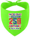 Load image into Gallery viewer, USA 250th Birthday Pet Bandana