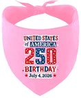 Load image into Gallery viewer, USA 250th Birthday Pet Bandana