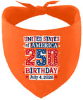 Load image into Gallery viewer, USA 250th Birthday Pet Bandana