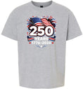 Load image into Gallery viewer, 250 Years Celebration Children's Gildan Soft Shirt