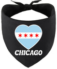 Load image into Gallery viewer, Chicago Heart Flag Pet Bandana