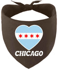 Load image into Gallery viewer, Chicago Heart Flag Pet Bandana