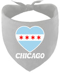 Load image into Gallery viewer, Chicago Heart Flag Pet Bandana