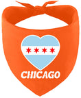 Load image into Gallery viewer, Chicago Heart Flag Pet Bandana