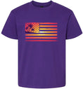 Load image into Gallery viewer, Beach American Flag Children's Gildan Soft Shirt