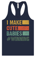 Load image into Gallery viewer, I Make Cute Babies Women's Racerback Tank