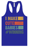 Load image into Gallery viewer, I Make Cute Babies Women's Racerback Tank