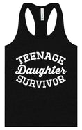 Load image into Gallery viewer, Teenage Daughter Survivor Women's Racerback Tank